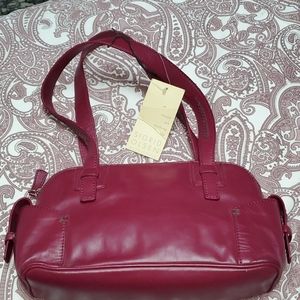 NWT Sigrid Olsen purple genuine leather bag
